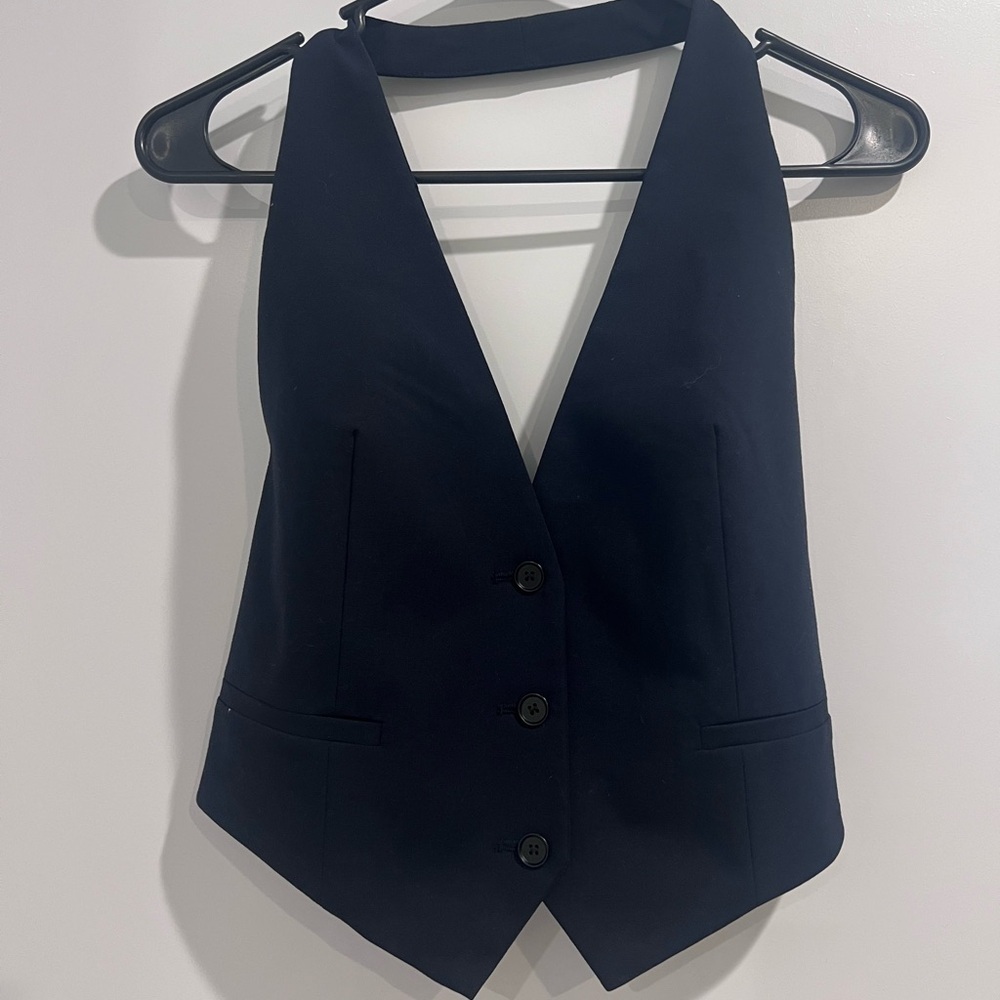 Zara Navy Vest